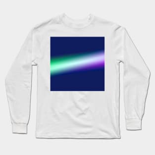 blue white green texture art Long Sleeve T-Shirt